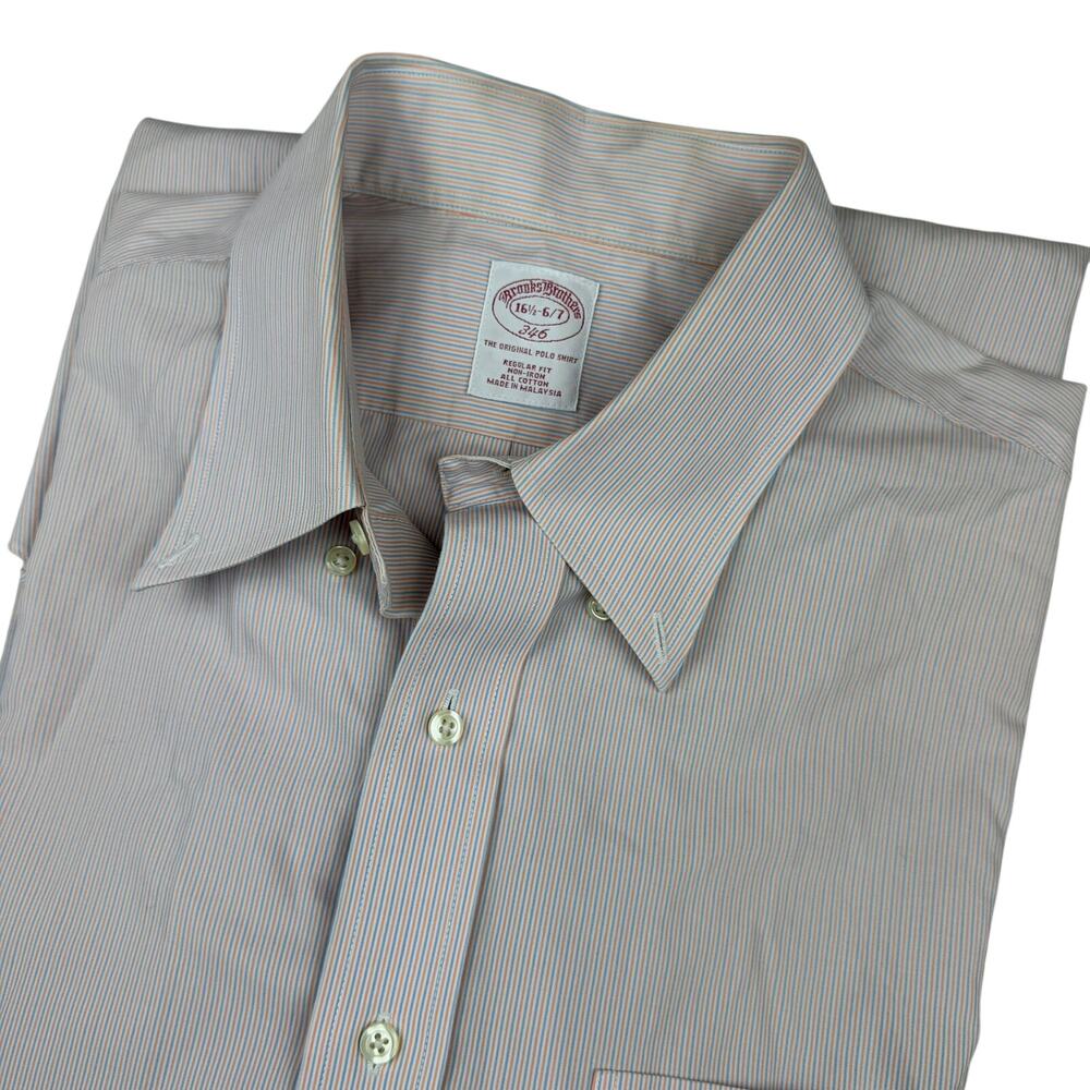 Brooks Brothers 16.5 34/35 Non-Iron Button Down Shirt